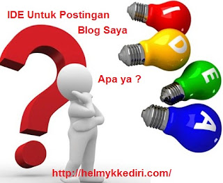 Cara mencari ide untuk postingan blog