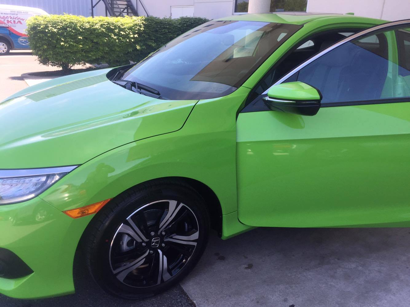 Energy Green 2016 Honda Civic Coupe Touring Turbo
