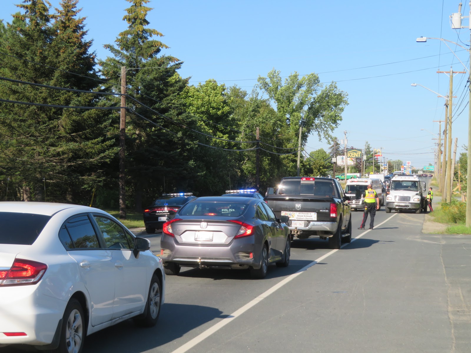 Charles Leblanc's Other Blog Four vehicles accident on King