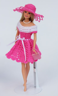ropita para barbie a crochet