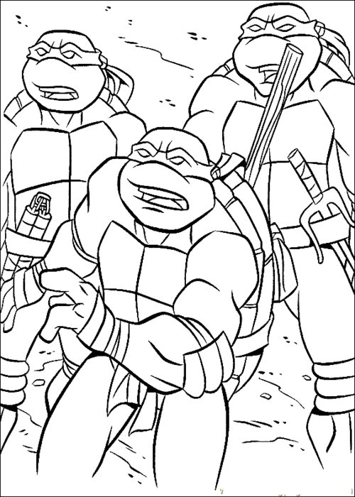 Free Teenage Mutant Ninja Turtles Coloring Pages For Kids