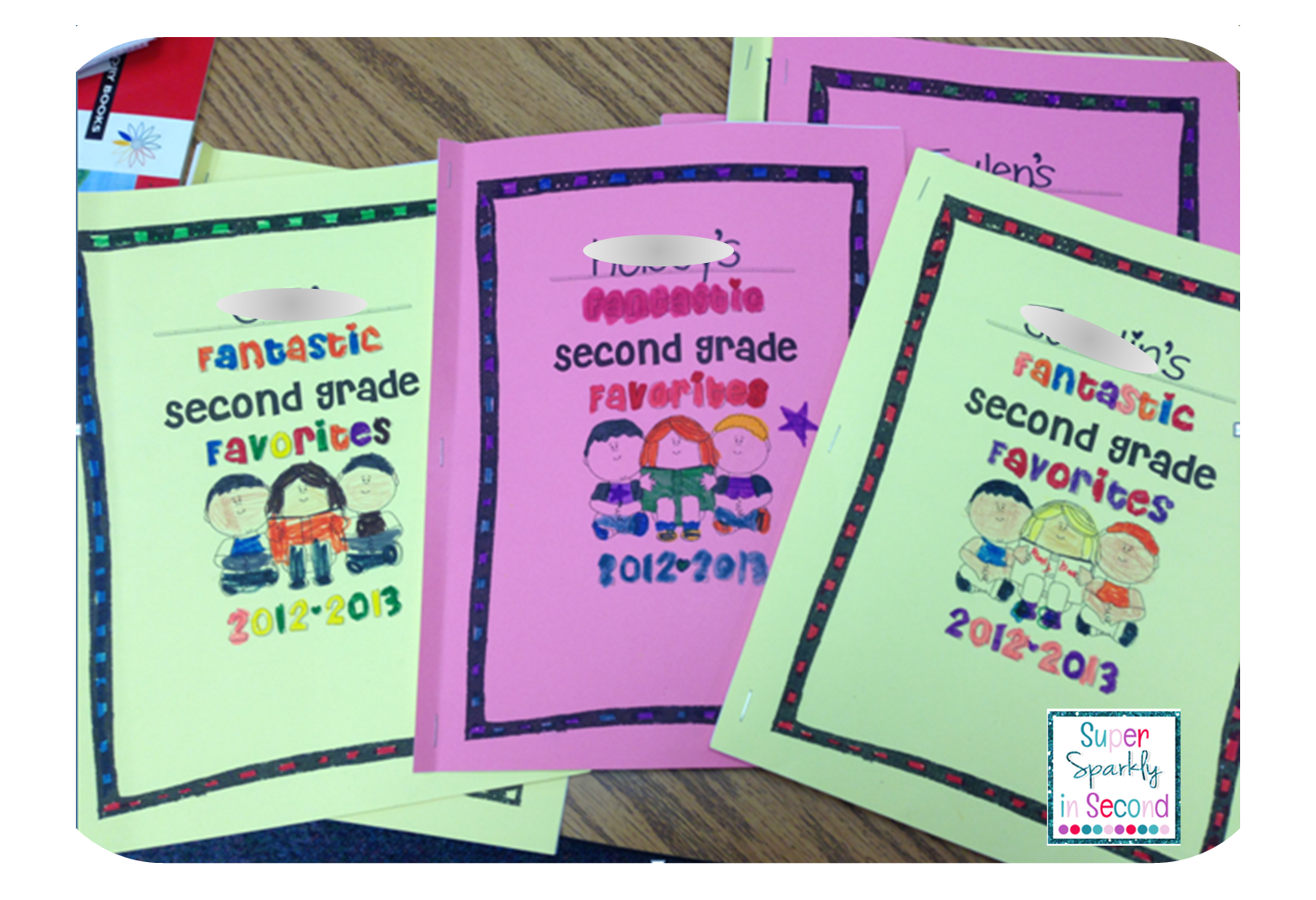 Super Sparkly in Second FANTASTIC Favorites Memory Book