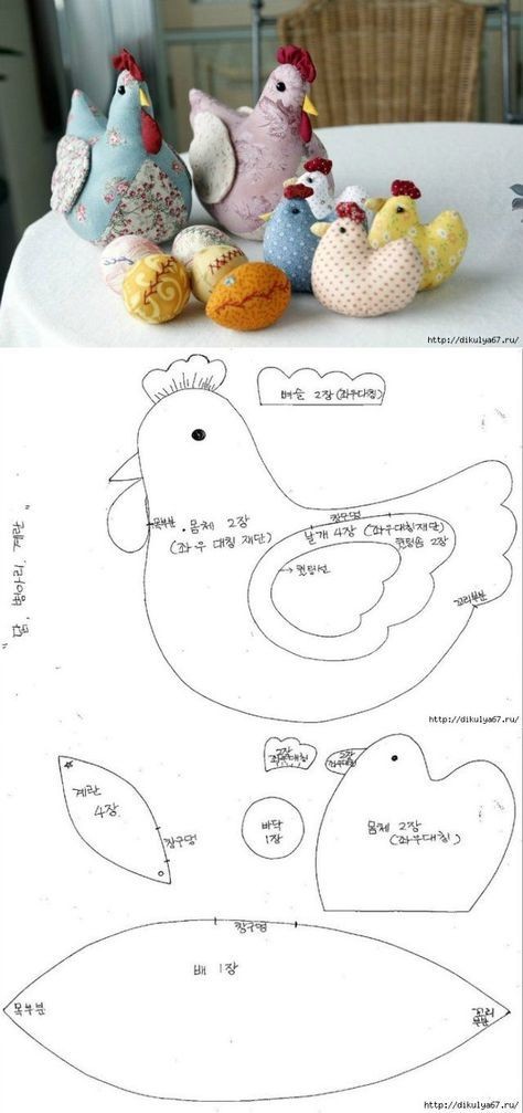 Cómo hacer divertidos animales de tela para los más pequeños - Patrones