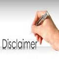Disclaimer Disclaimer