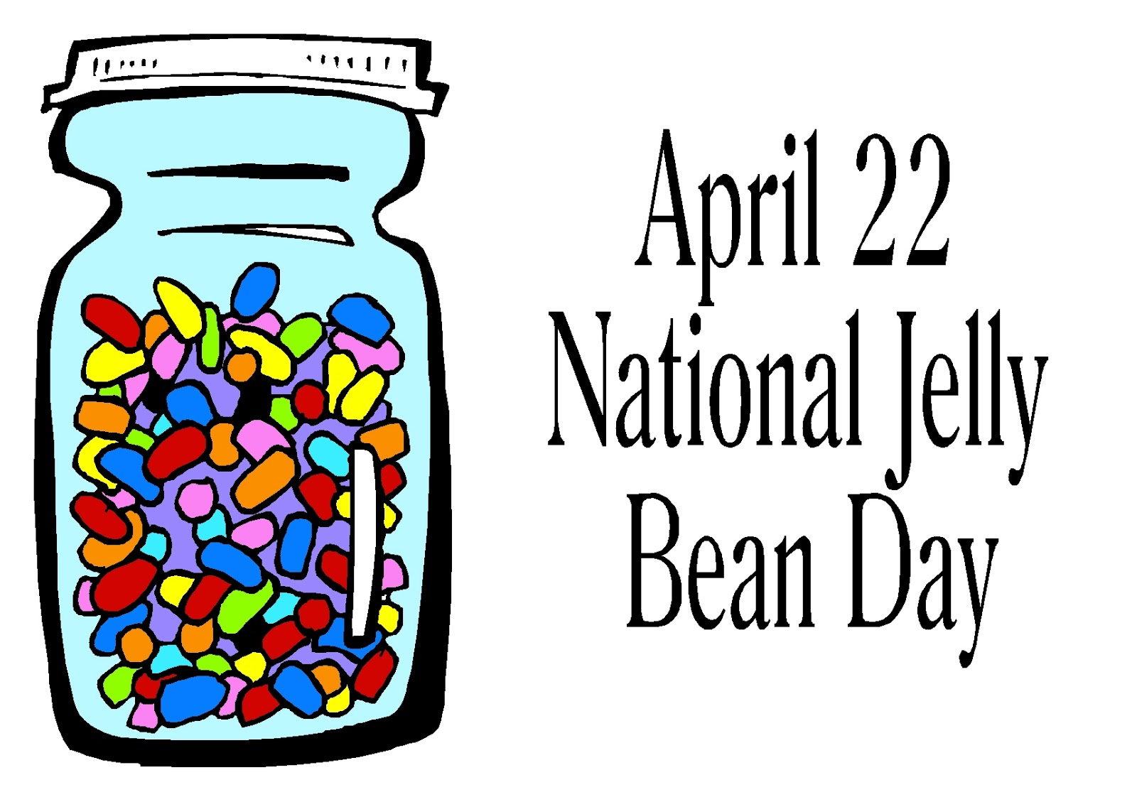 Free Posters and Signs Jelly Bean Day