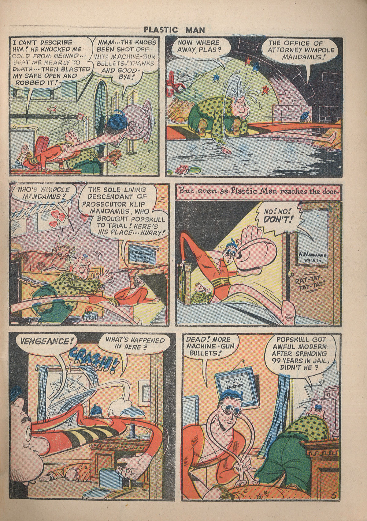Read online Plastic Man (1943) comic -  Issue #18 - 28