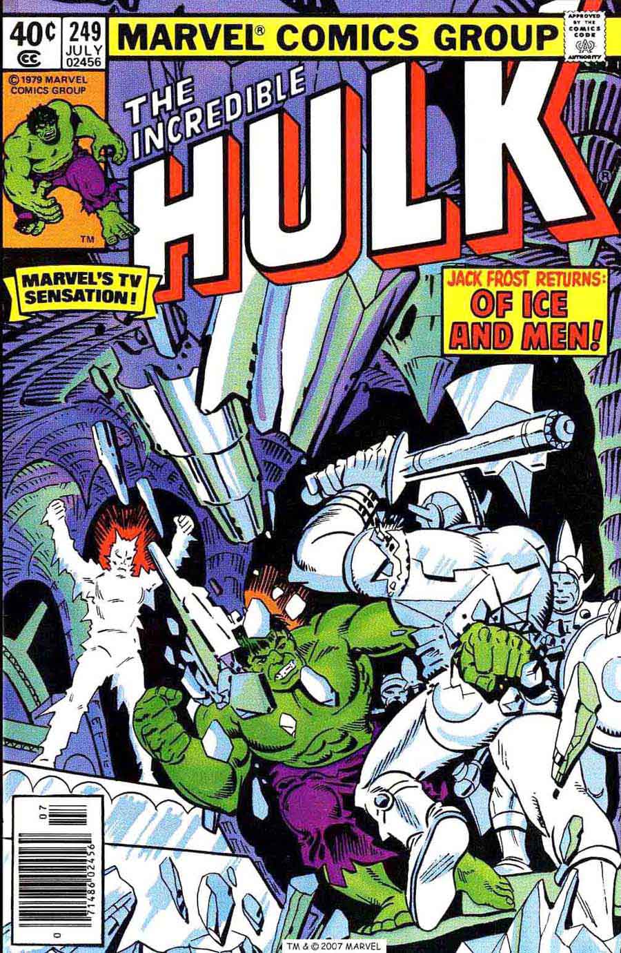 Incredible Hulk v2 #249 marvel comic book cover art by Steve Ditko