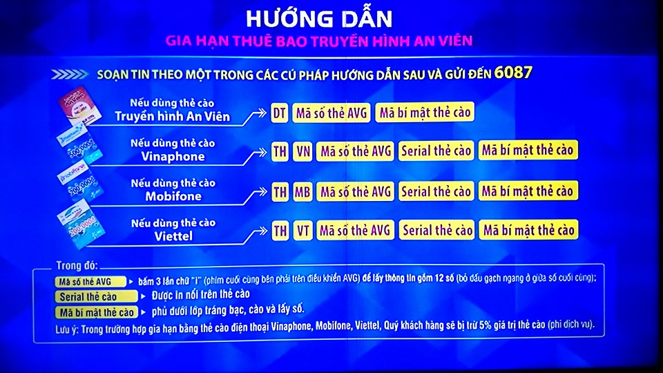 Hướng Dẫn Nạp Thẻ Truyền Hình An Viên, Cách Nạp Tiền Truyền …