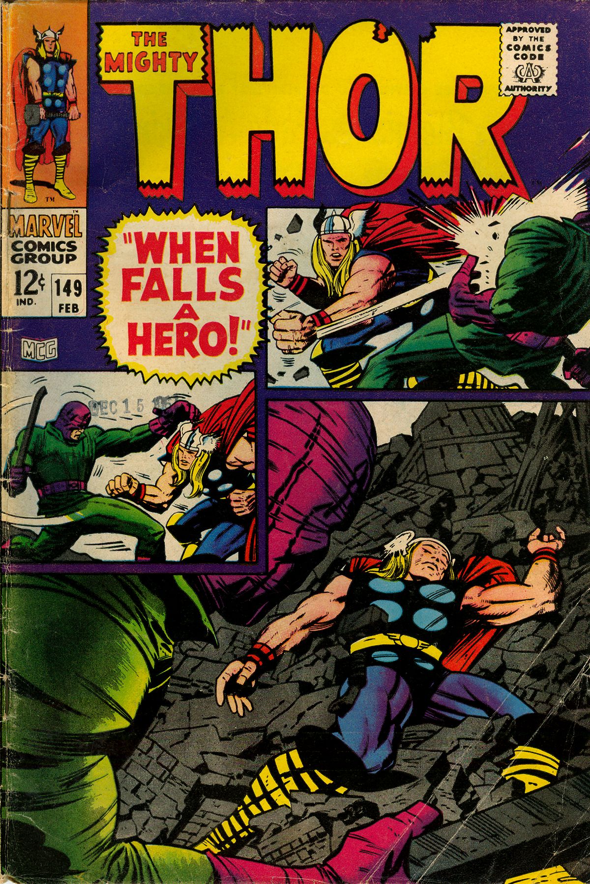 Read online Thor (1966) comic -  Issue #149 - 1