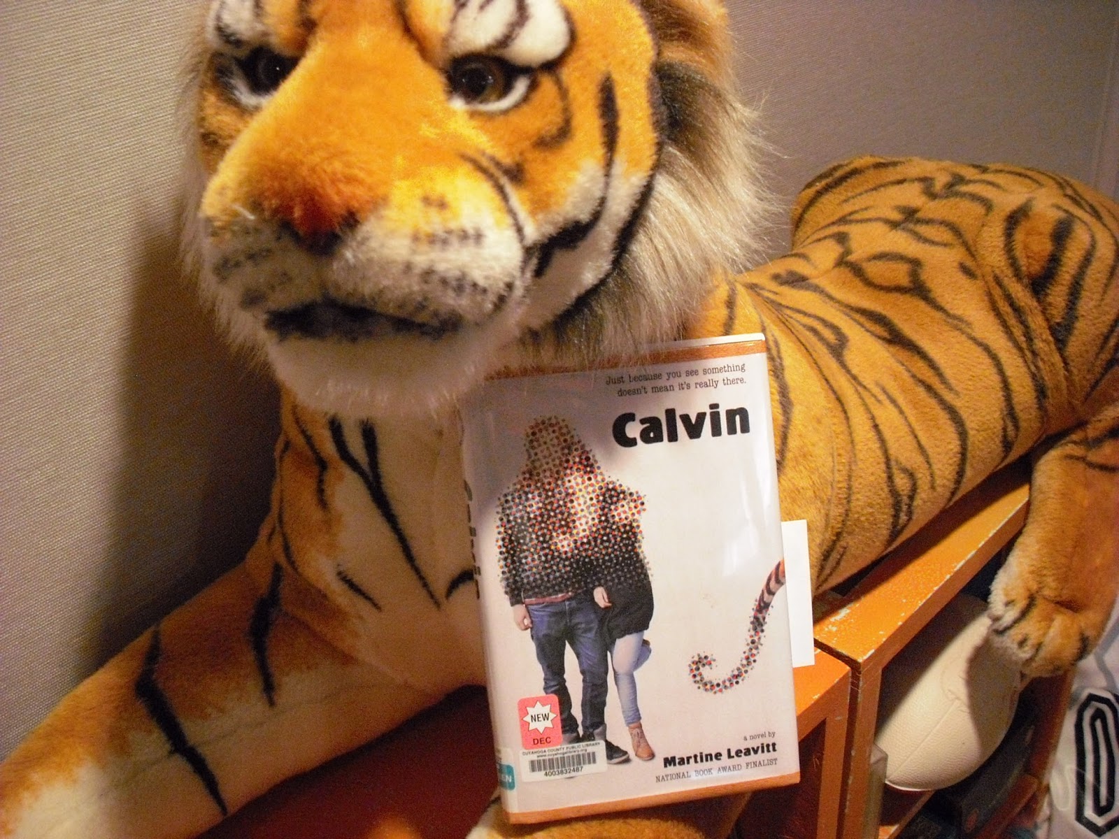 Grab A Book From Our Stack "Calvin" by Martine Leavitt