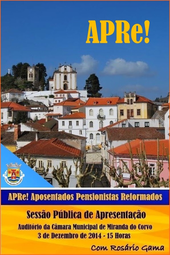 Miranda do Corvo, sessão de divulgação da APRe!