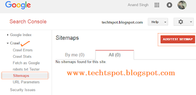 submit blogger sitemap to google webmaster tools