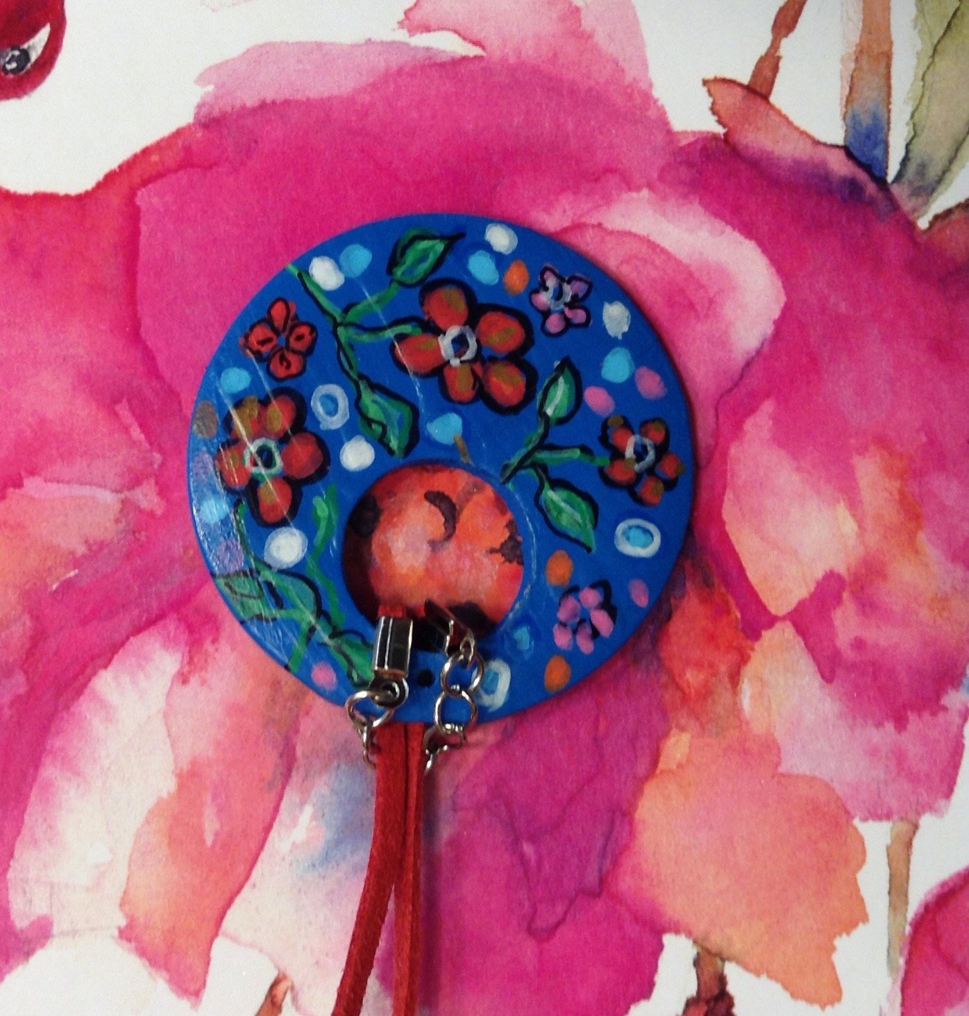 Nancy's Arts & Crafts Painted Wooden Discs for Necklaces