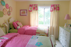 bedroom room toddler shared decor decorating twin pink office interior bed rooms bedrooms baby colors wall twins cute yellow layout