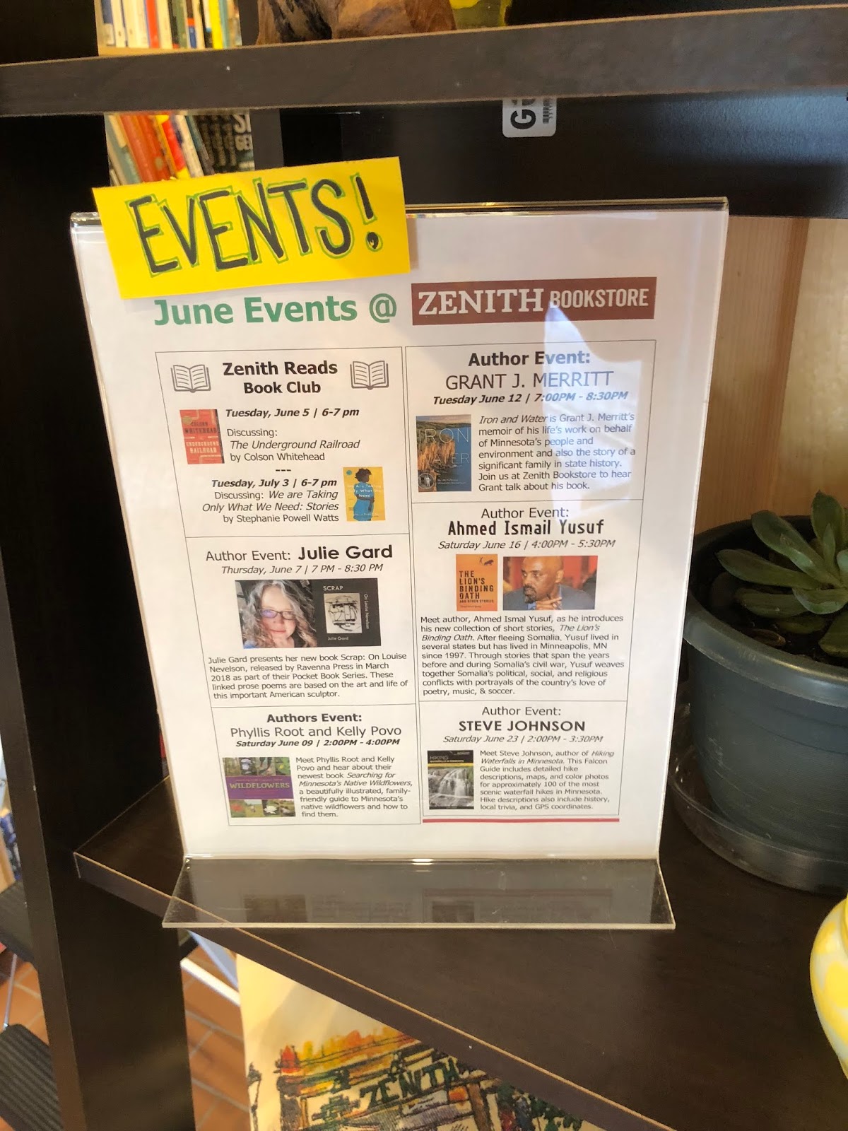 The Indie Bob Spot: Zenith Bookstore - Duluth, MN