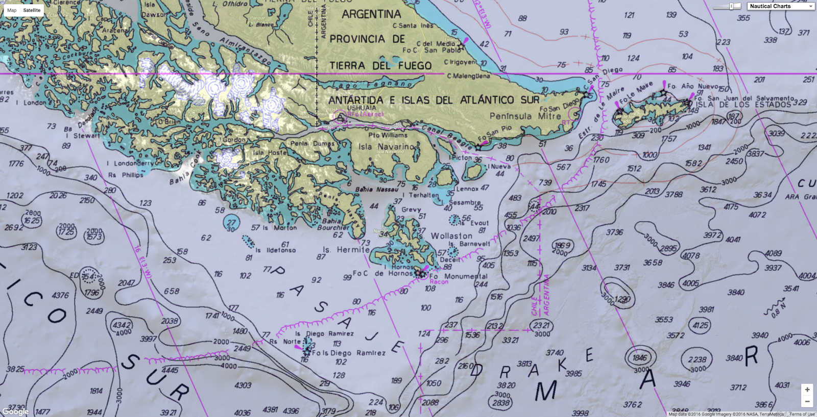 Cape Horn Map