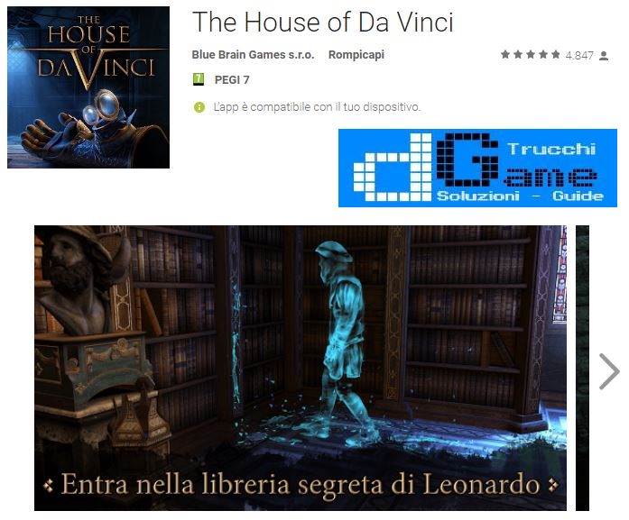 Soluzioni The House of Da Vinci
