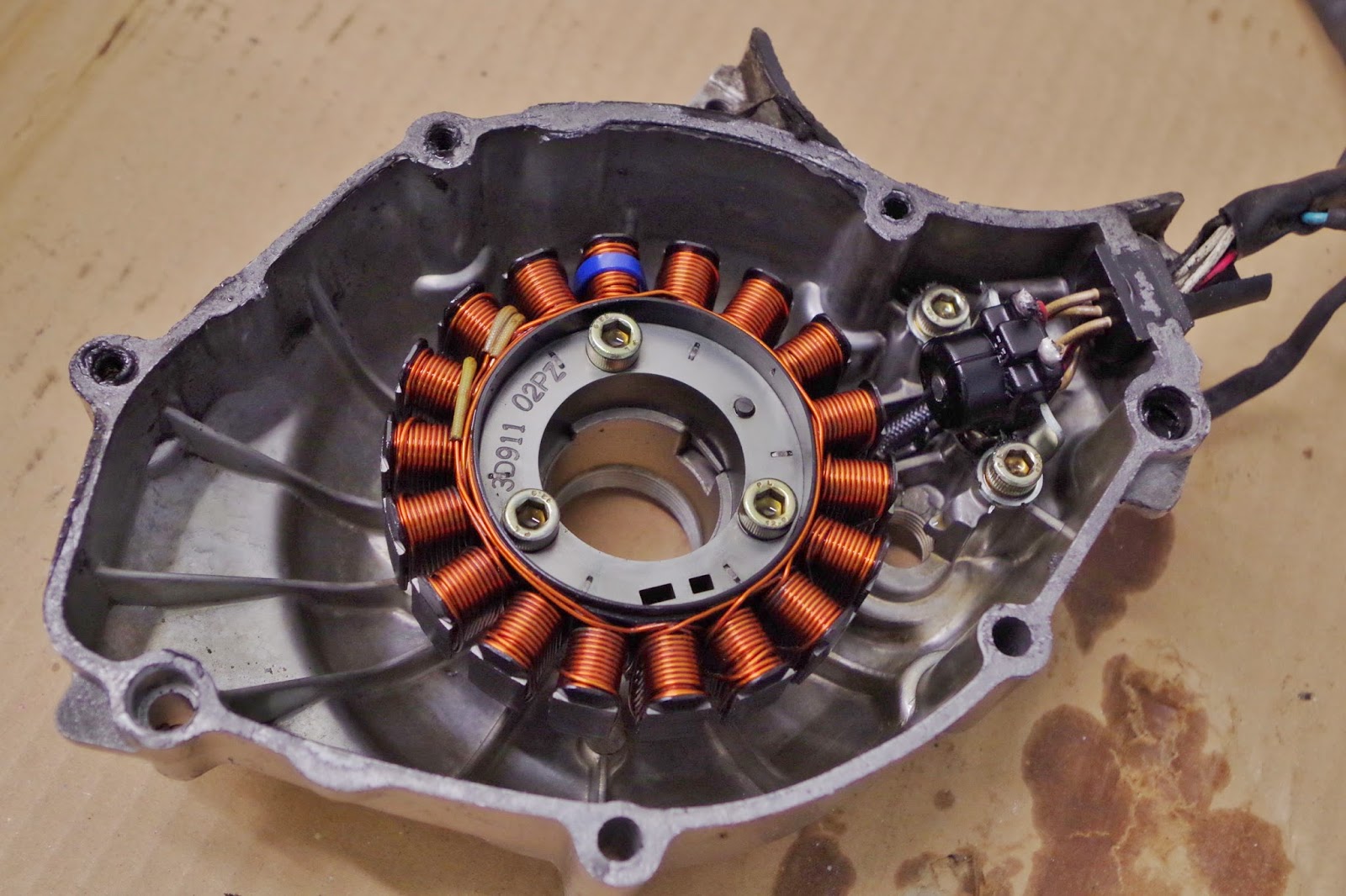 Yamaha YBR 125 Owner Blog Yamaha YBR 125 blog flywheel rotor