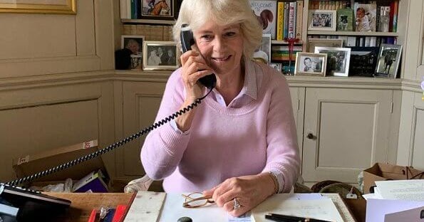 The Duchess of Cornwall returned to work after spending 14 days in