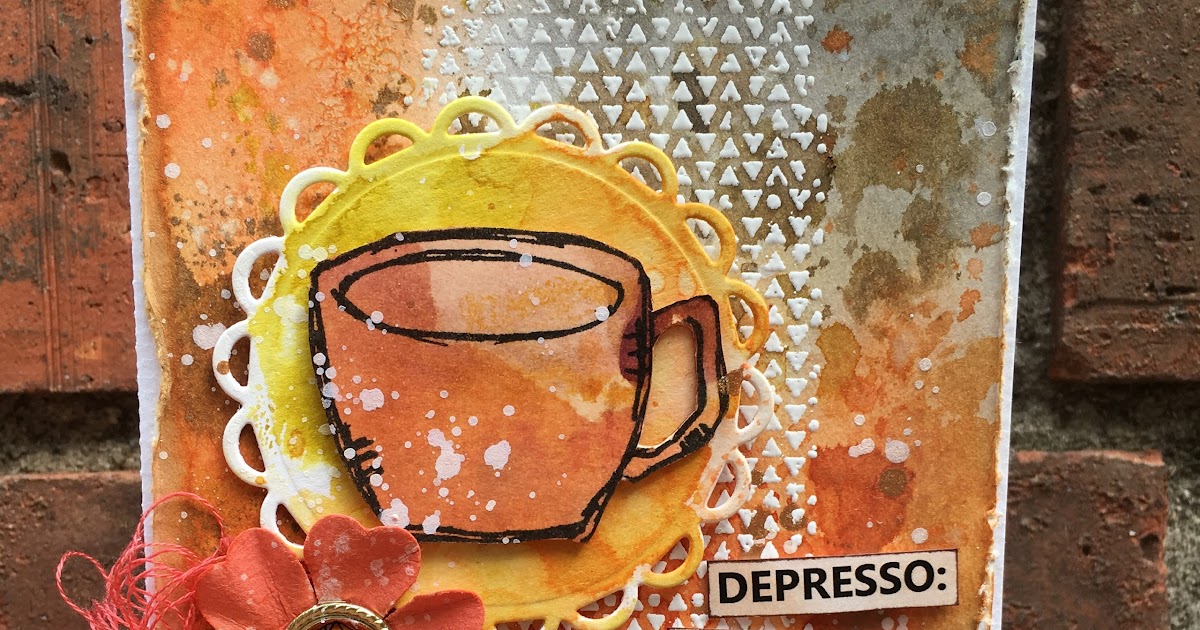 SewPaperPaint All About the Ink Mixed Media and Coffee