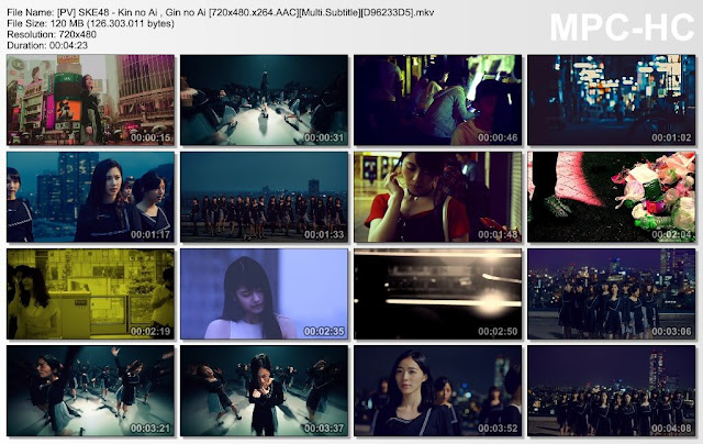 screenshot ss PV/MV SKE48 -single-20th Kin no Ai, Gin no Ai