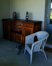 Edwardian Sideboard - sorry does not include cat!