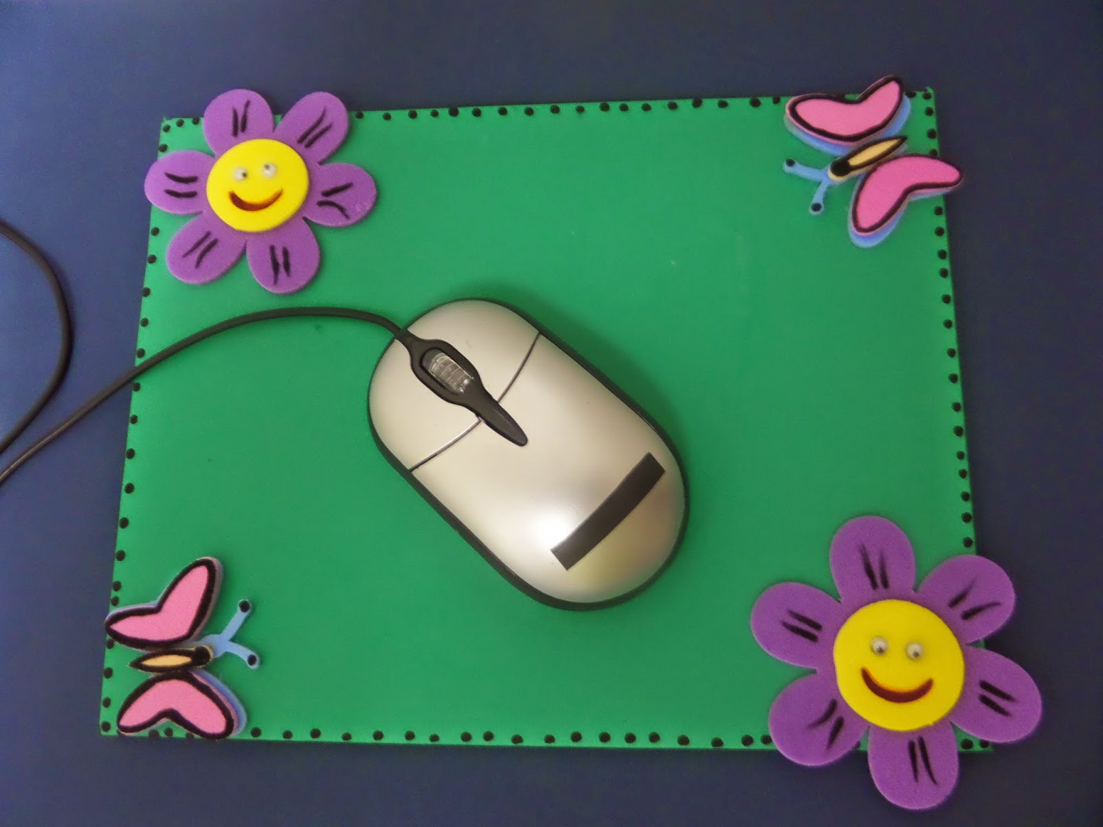 SHALOM ARTESANATOS RECICLAGEM NATUREZA E MAIS MOUSE PAD EM EVA