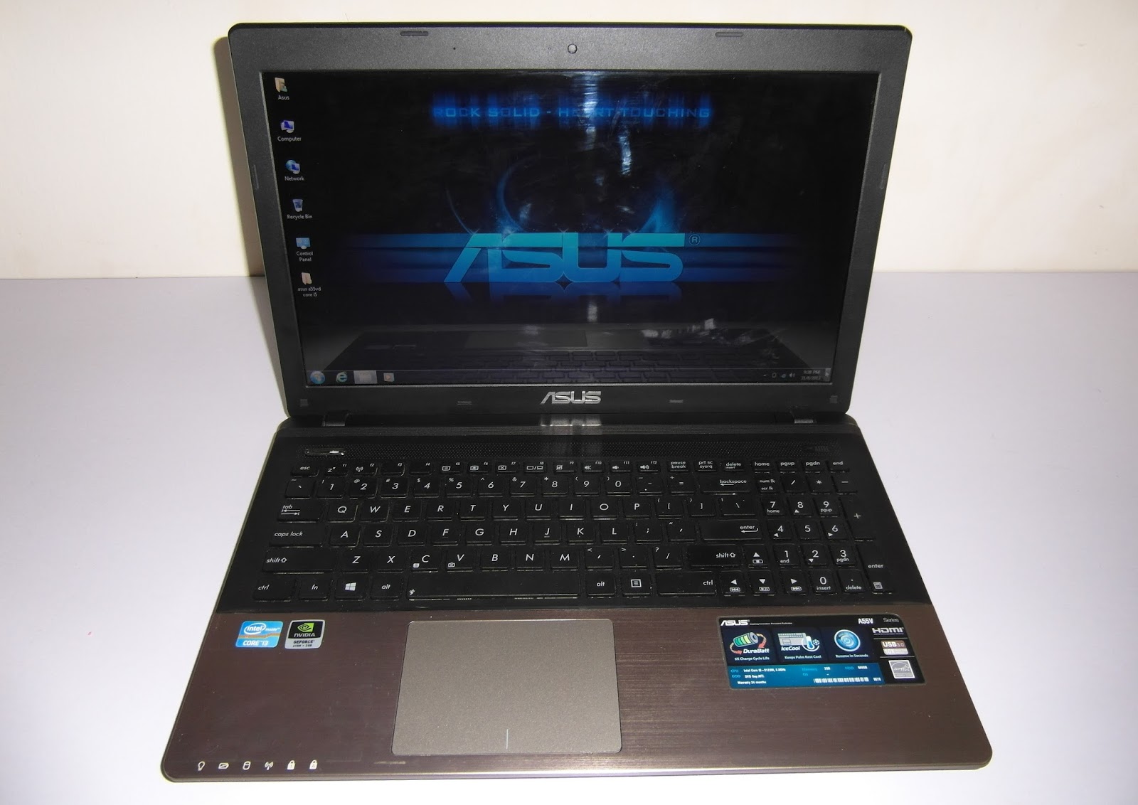 Subordinar sílaba Fe ciega Three A Tech Computer Sales and Services: Used Laptop Asus A55V Core i3  2.5GHz 2GB Nvidia Graphics Warranty till APRIL 2015 (RM 1285)