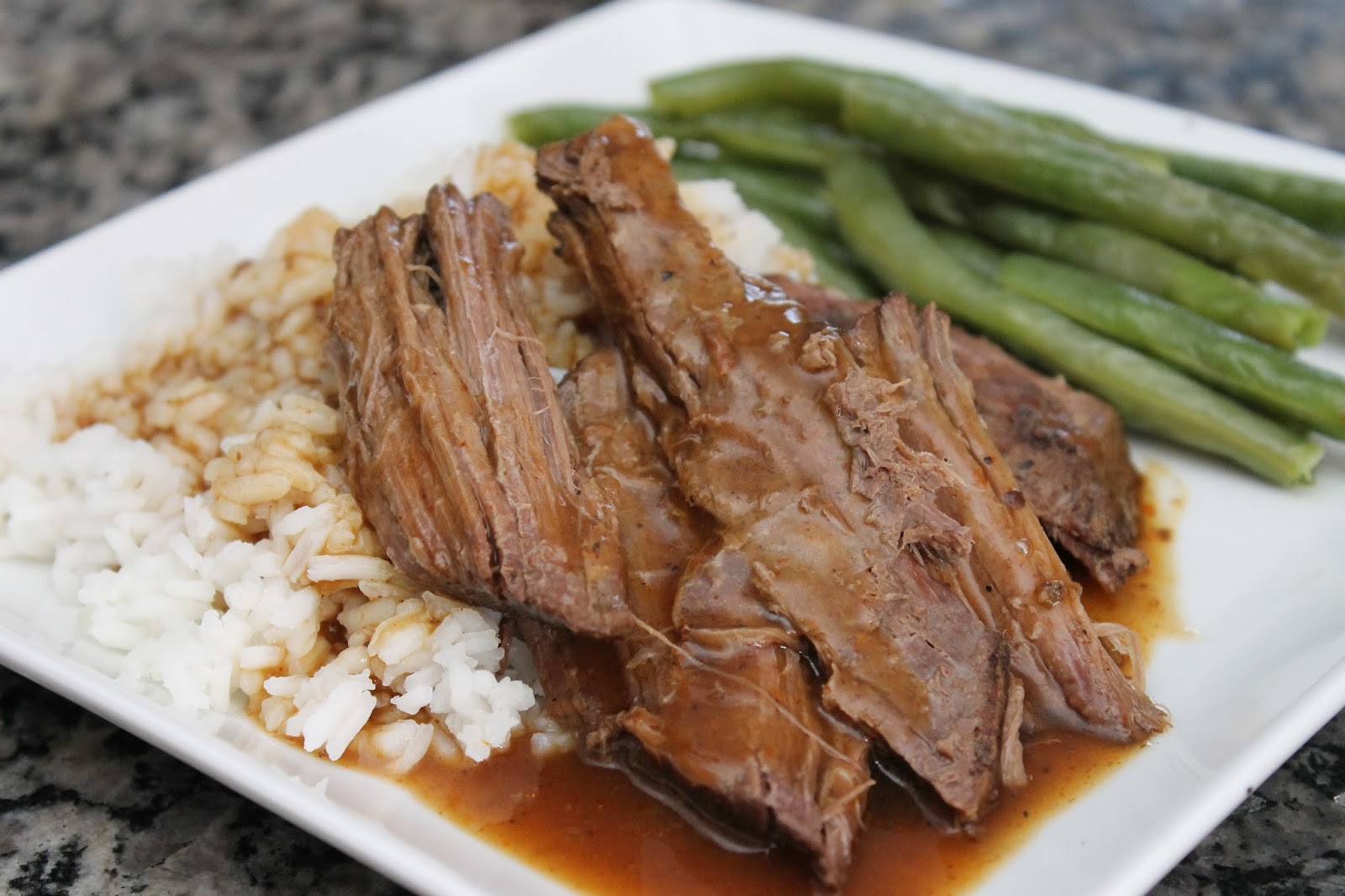 Cooking with Mandy Slow Cooker Sweet & Spicy BBQ Pot Roast