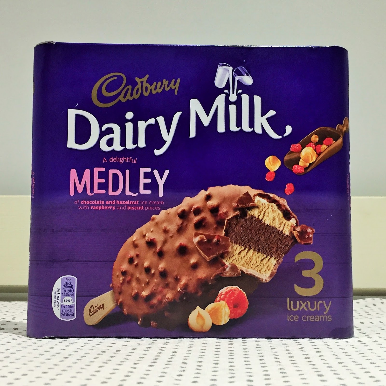 Archived Reviews From Amy Seeks New Treats NEW! Dairy Milk Medley Ice
