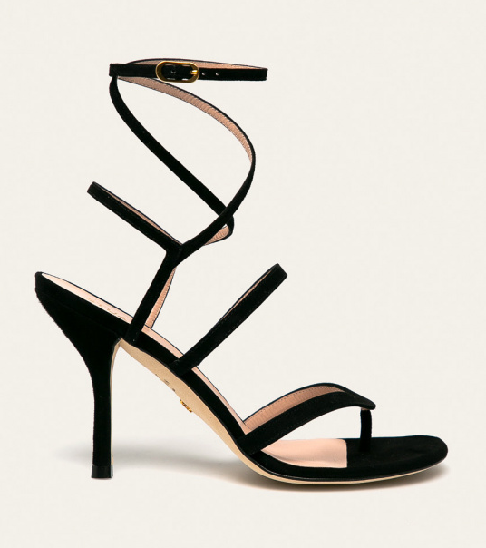 Stuart Weitzman - Sandale inalte elegante pe picior cu toc inalt din piele naturala