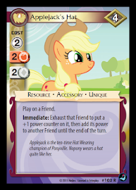 My Little Pony Applejack's Hat High Magic CCG Card