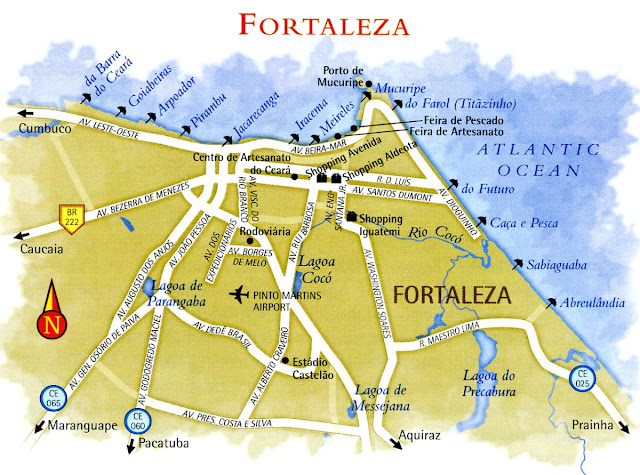 Fortaleza map