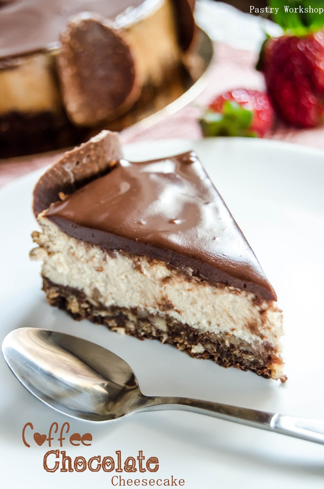 {Coffee and Chocolate Cheesecake} - Cheesecake cu cafea si ciocolata