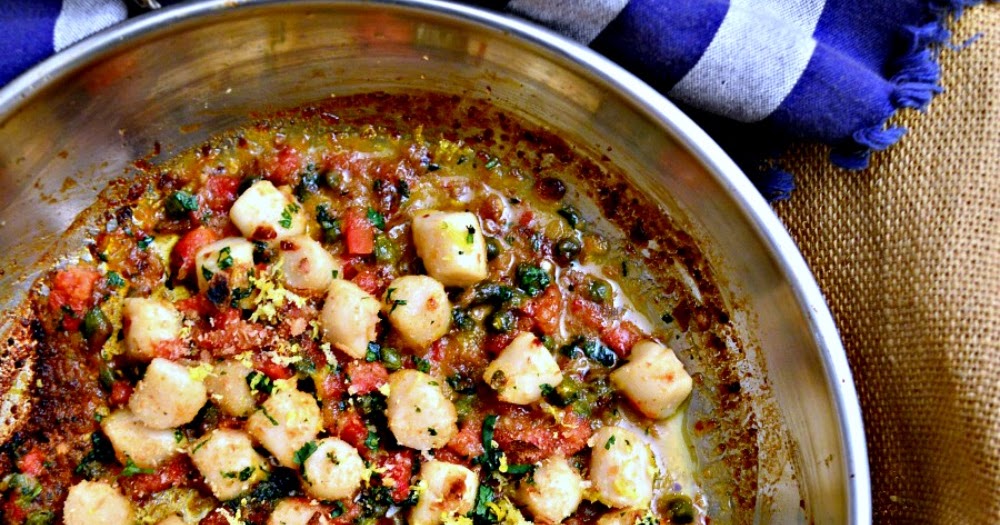 This is How I Cook Simple Scallops with Lemon Zest, Garlic and Capers