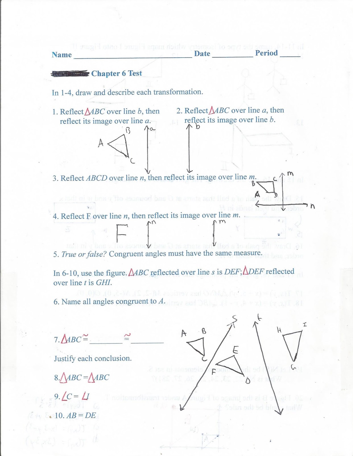 Geometry, Common Core Style: November 2018