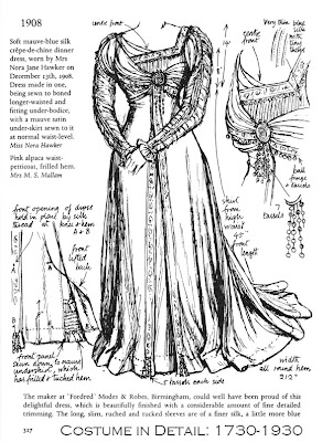A 1908 Evening Gown, Beginnings ~ American Duchess