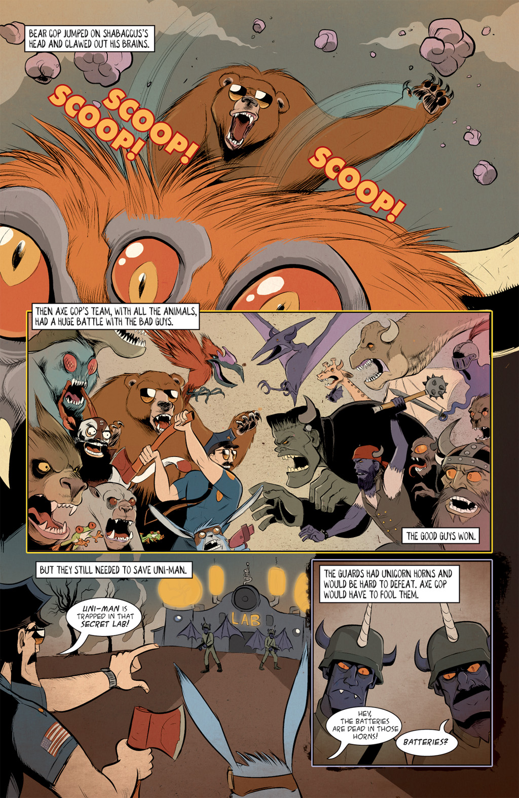 Axe Cop: Bad Guy Earth Issue #3 #3 - English 8