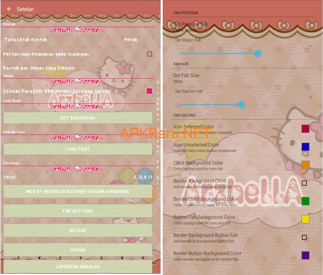 BBM Mod Tema Hello Kitty v2.12.0.11 Apk ~ Oprek Hape Android