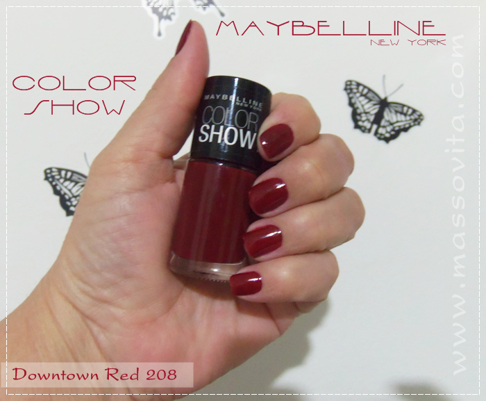 Maybelline downtown red 280
