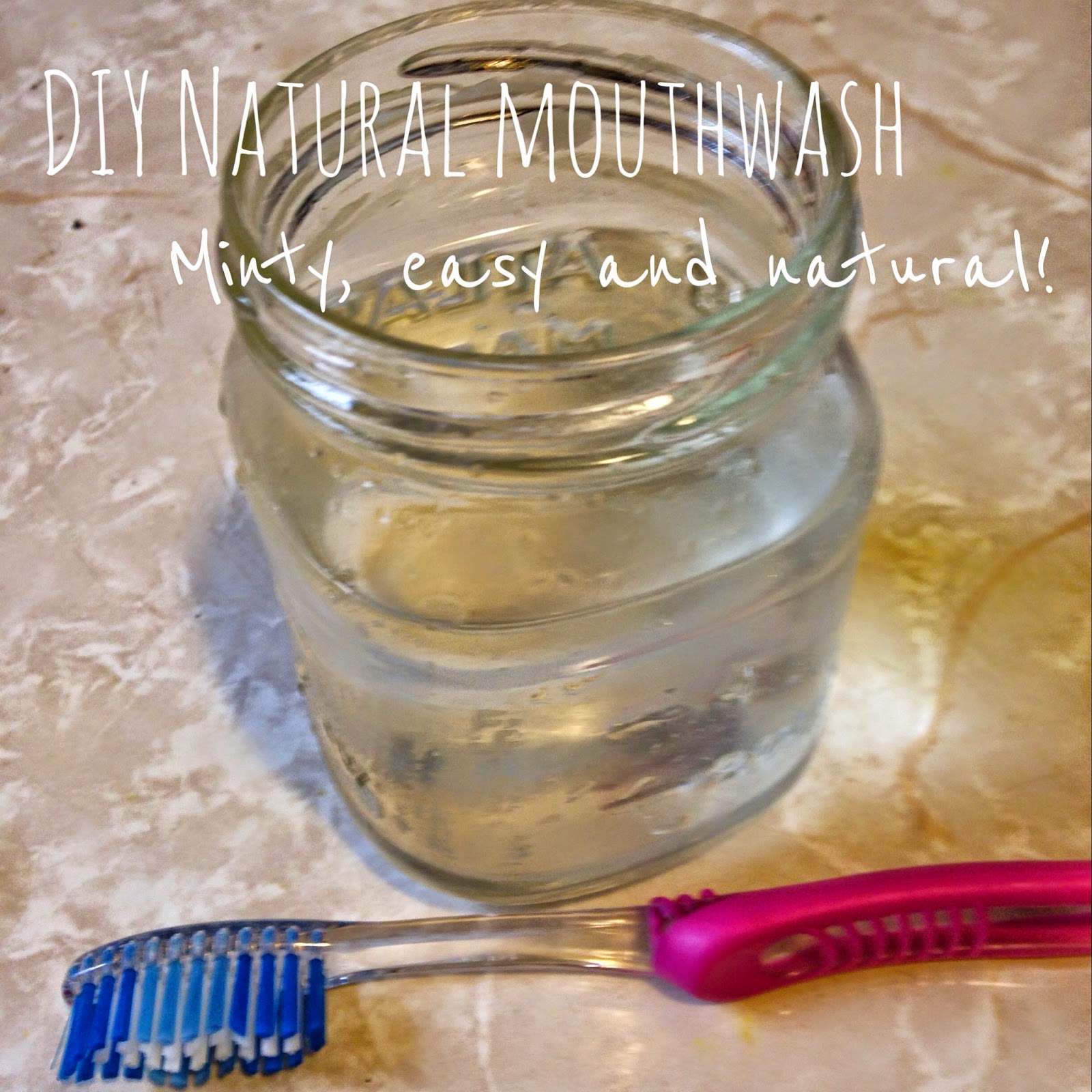 Healthy Intuitions Homemade Natural Minty Mouthwash
