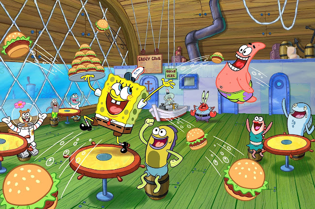 Stars give fans the 'Spongebob' halftime show they asked for