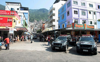 Ocupação da Favela da Rocinha no Rio de Janeiro