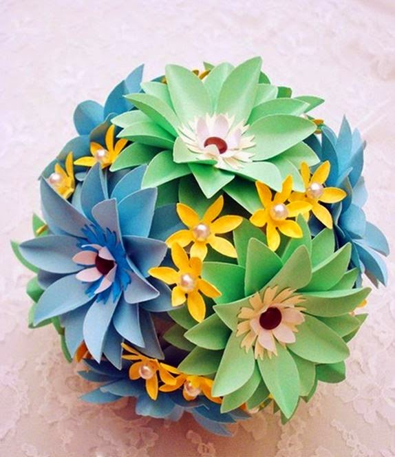 DIY Paper Flower Ball The Idea King