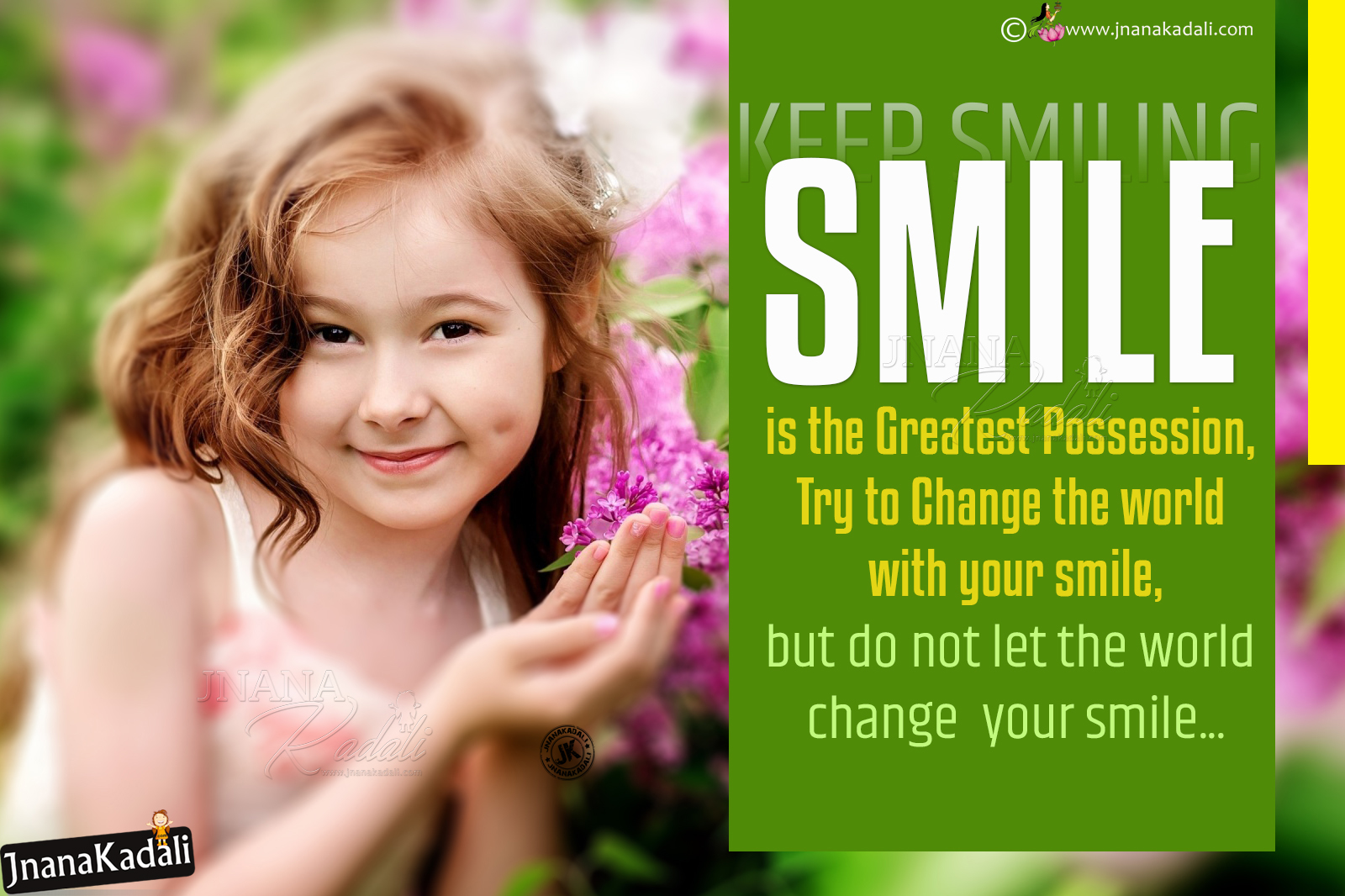 Best Inspirational Smile Quotations and Messages in English ...
