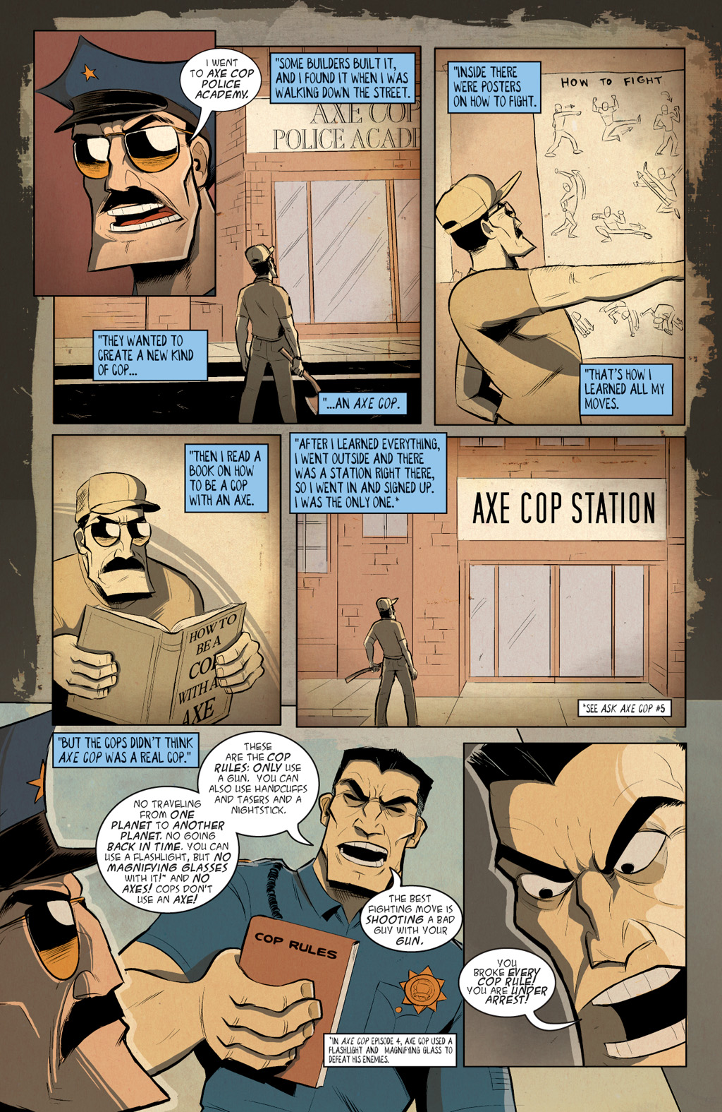 Axe Cop: Bad Guy Earth issue 1 - Page 6