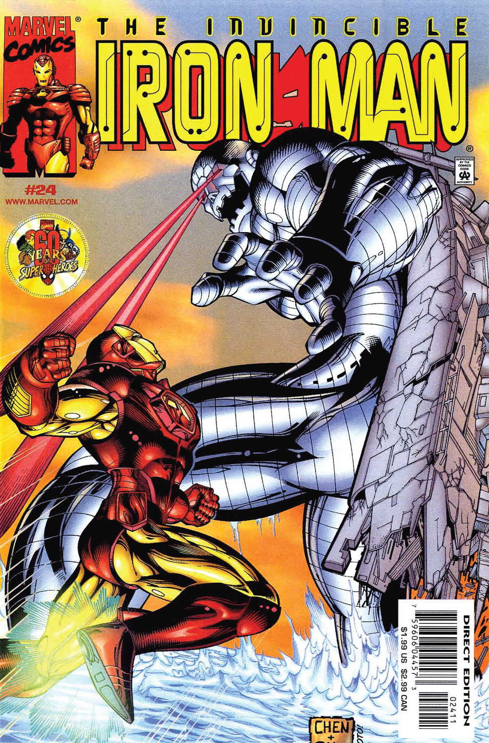 Read online Iron Man (1998) comic -  Issue #24 - 1