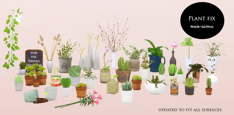 Sims 4 CC's - The Best: Plants by MioSims
