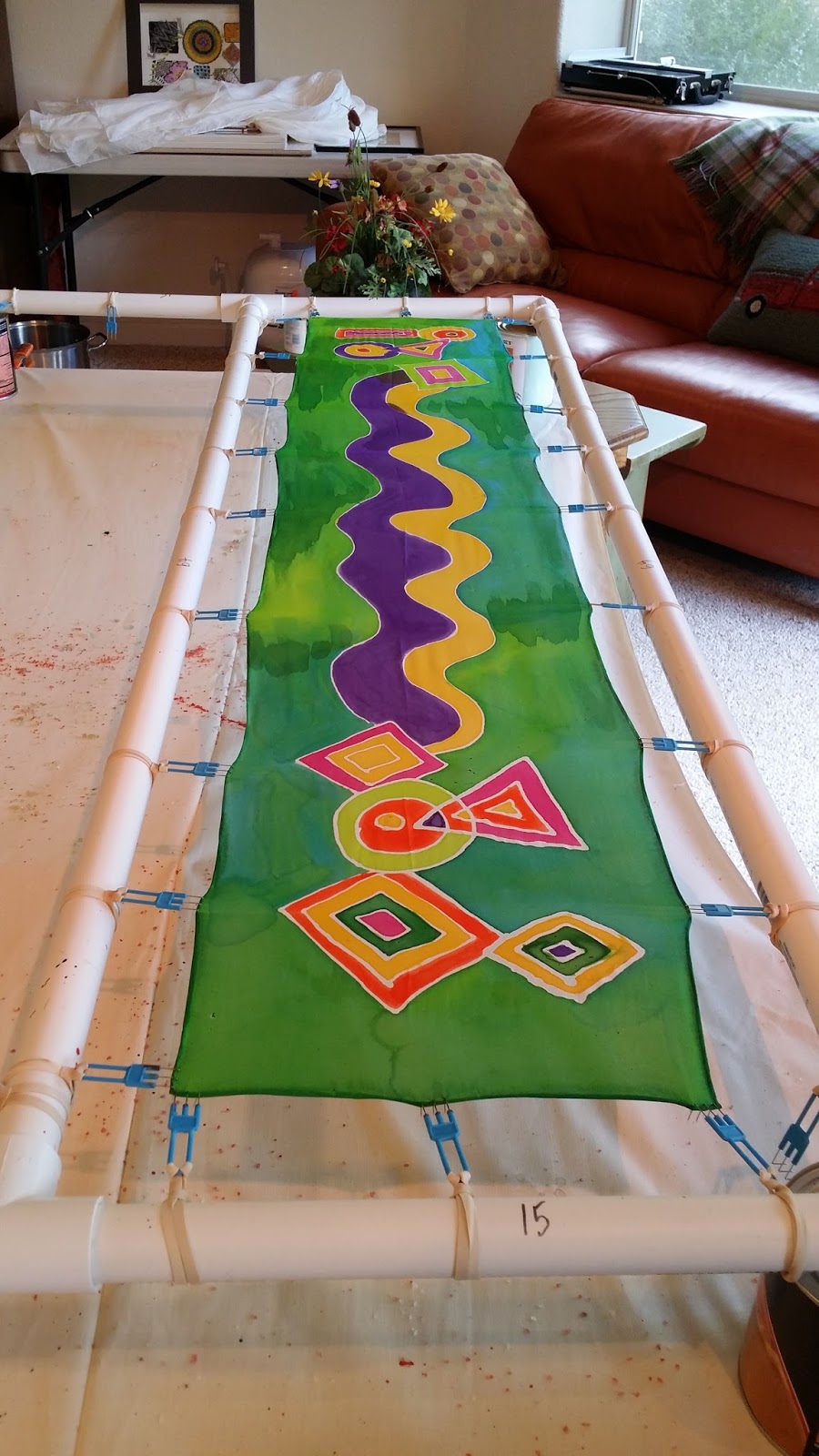 JinxTangles How to make inexpensive stretcher bars for painting silk