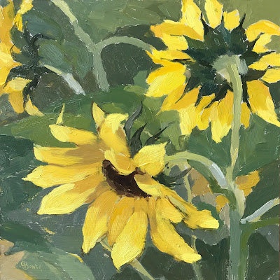 #199 ‘Sunflowers’ 8×8″